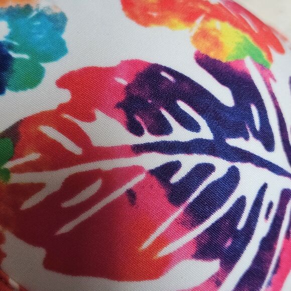 Amoena Bikini Top Size 8B Masectomy Swimwear Floral New With Tags - Picture 7 of 9